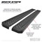 Westin Automotive TEXTURED BLACK RUNNING BOARDS 75 INCHES TEXTURED BLACK GRATE STEPS RUNNING BOARD (BRKT SOLD SEP) 27-74725 - alternate 5